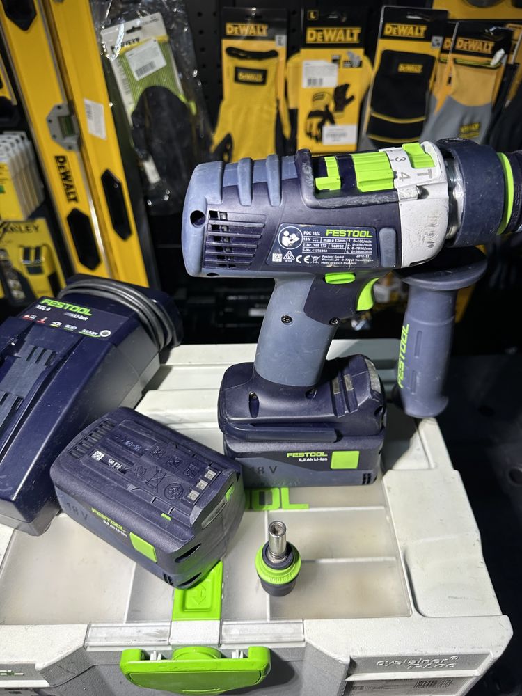 Акумуляторний дриль шуруповерт Festool PDC 18/4 Li 5,2 QUADRIVE