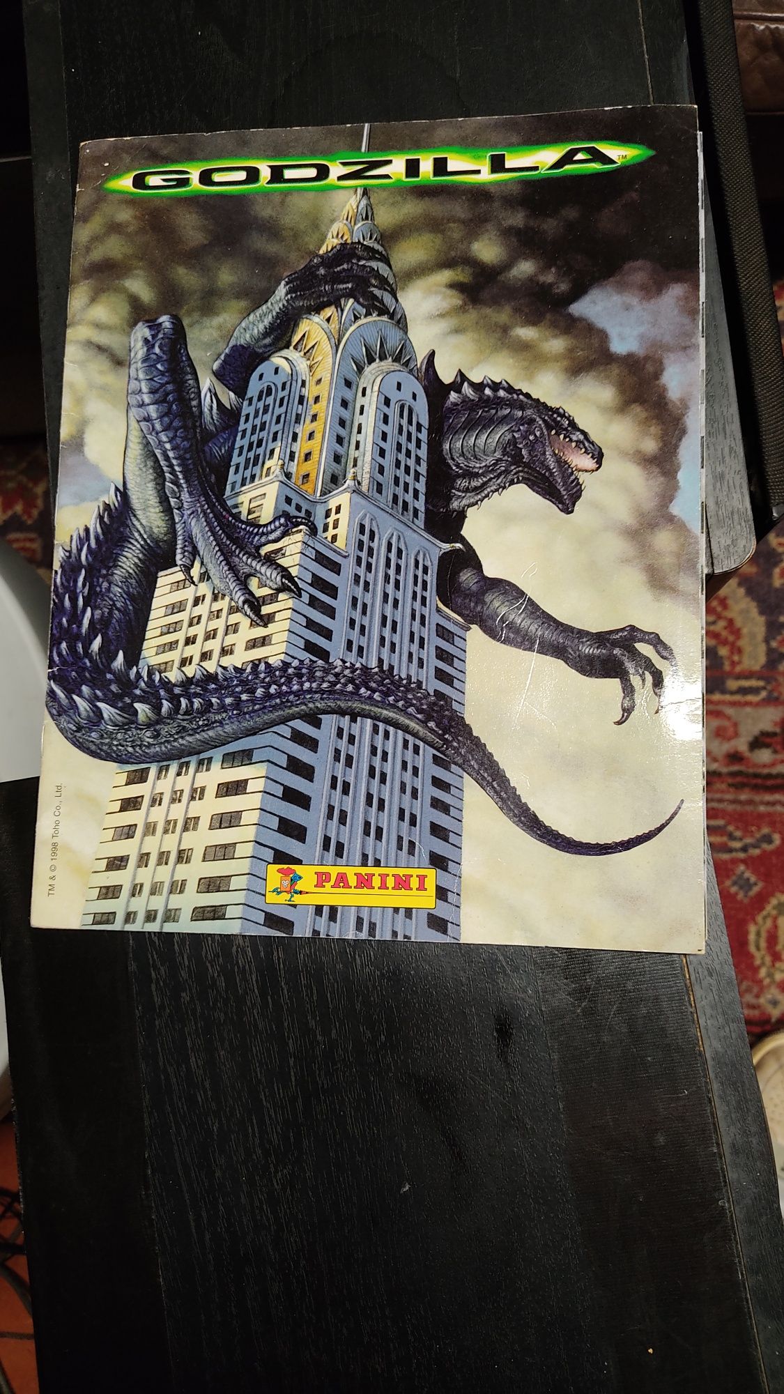 Godzilla Panini Cromos coleção completa 1998