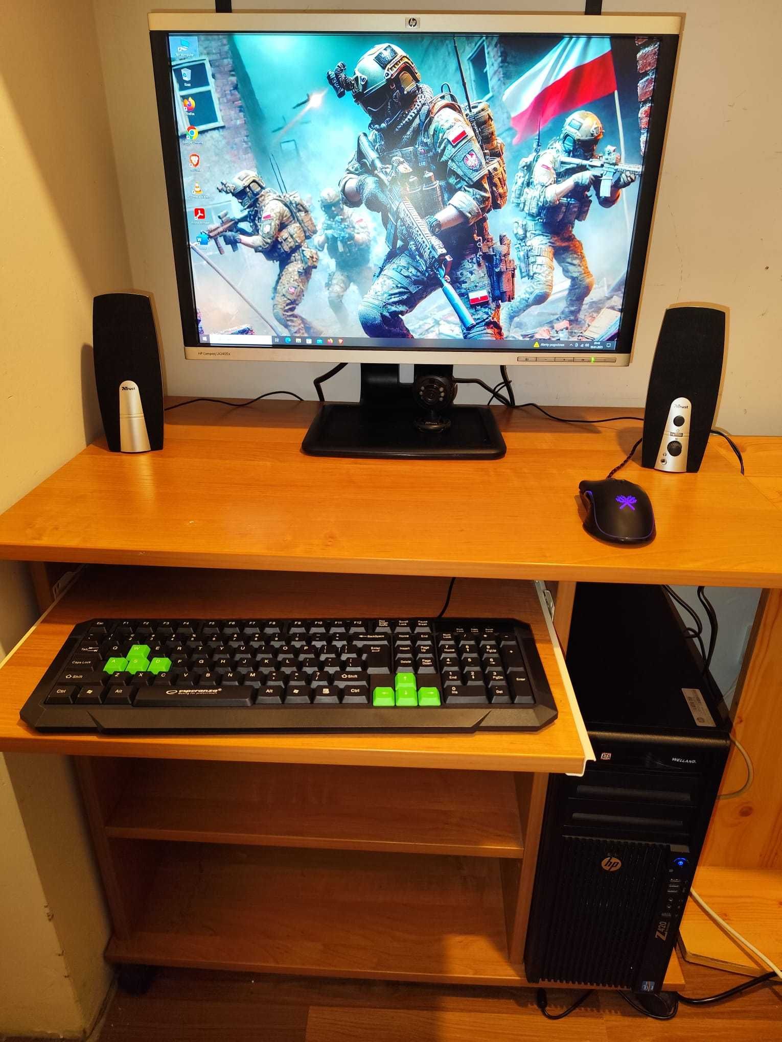 Komputer gamingowy i do pracy.6rdzeni,64GB RAM+RX570 8GB+monitor+akces