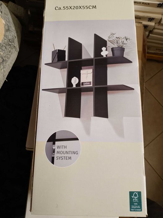 Półka Wisząca Regał 55/20/55