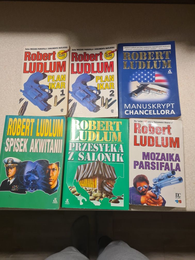 6 książek Robert Ludlum