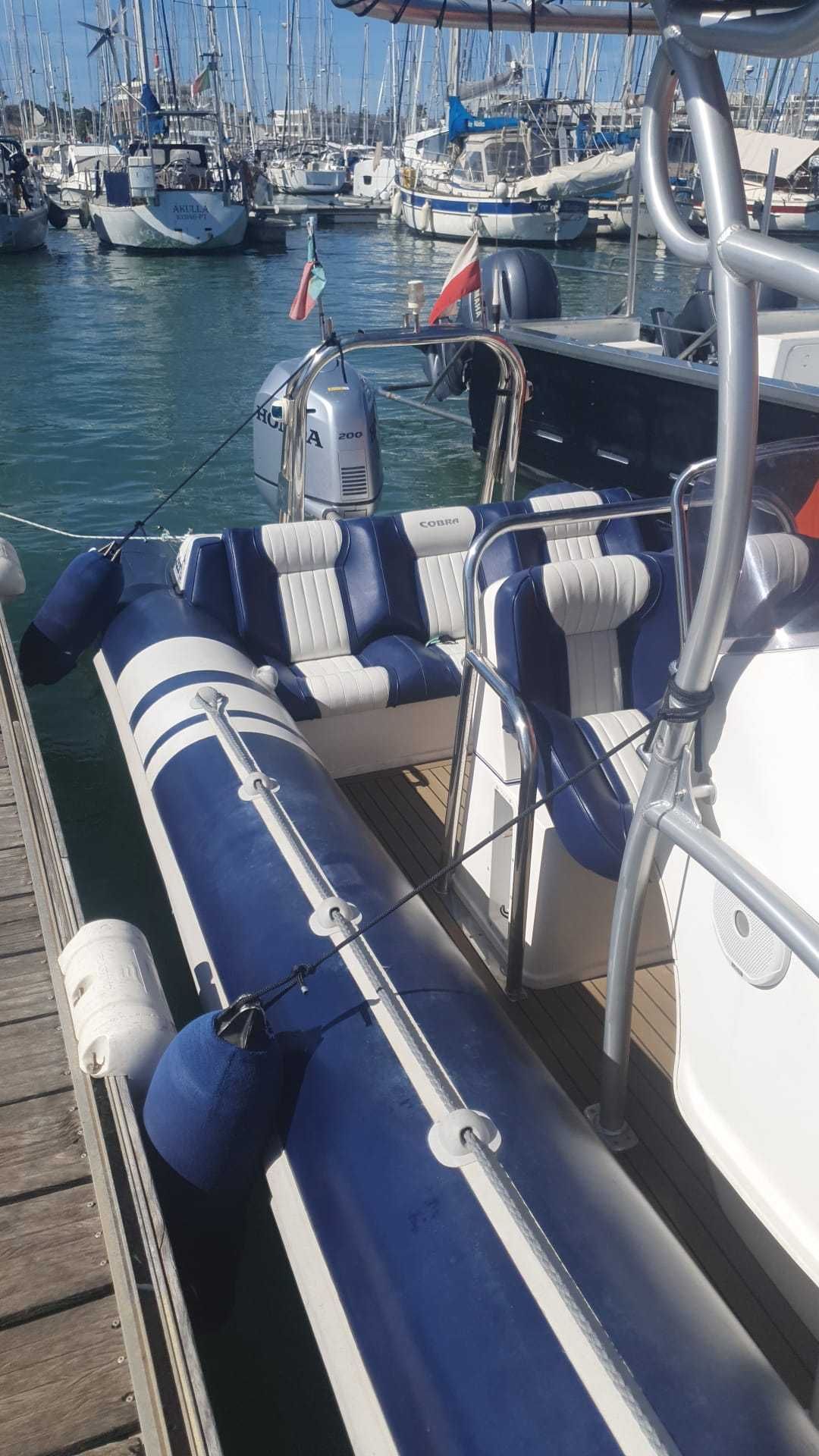 2002 Cobra 7.5m RIB – Honda 200CV 4 Tempos, Excelente Estado