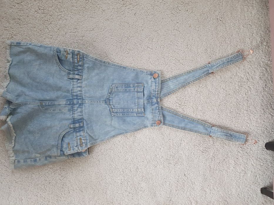 Ogrodniczki jeansowe 164