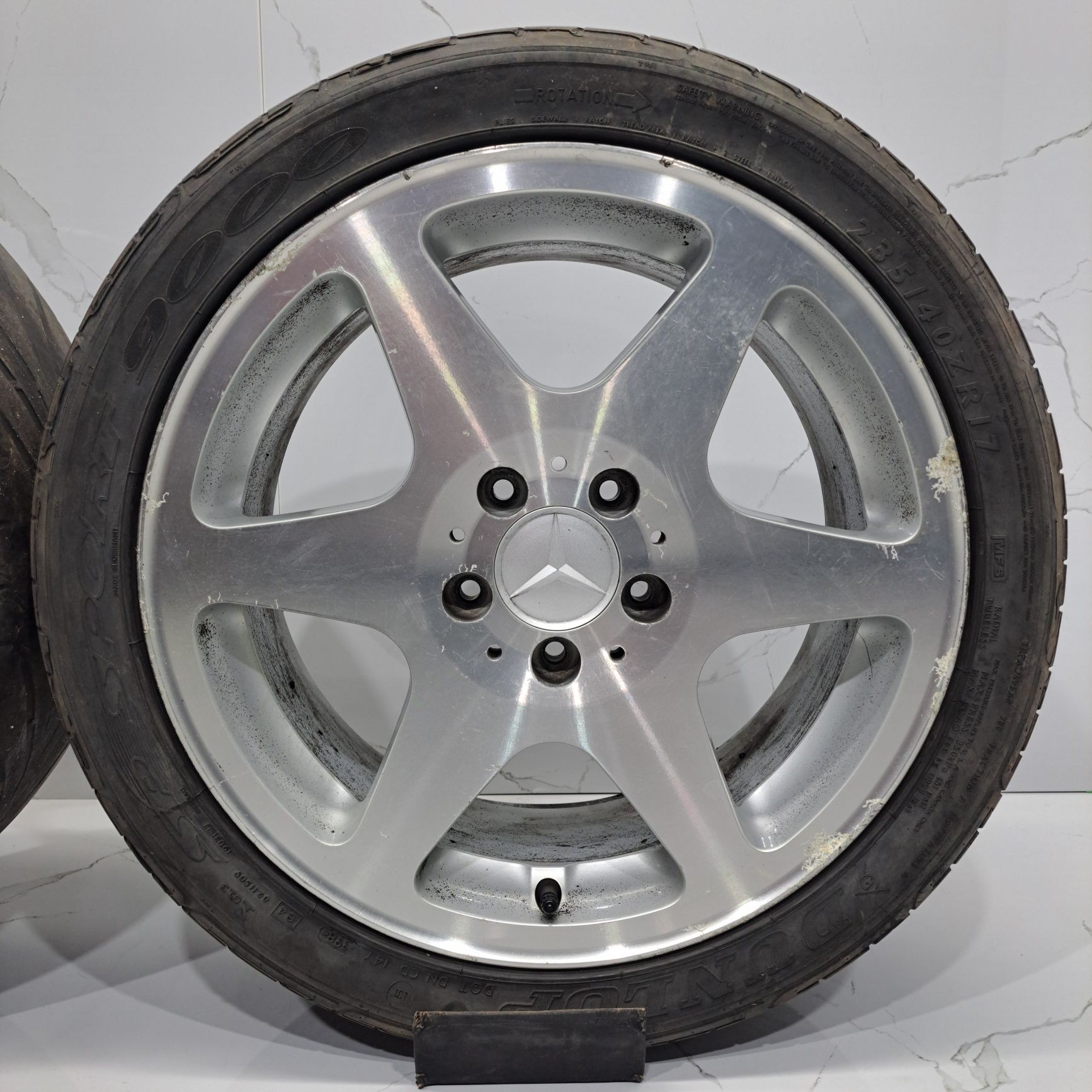 Jantes 17" originais Mercedes Ceginus Evo II W201 E500 W124 SL R129