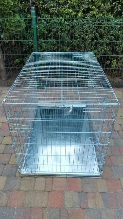 Klatka kennelowa XL 109x69x75 cm ocynk + blaszana taca