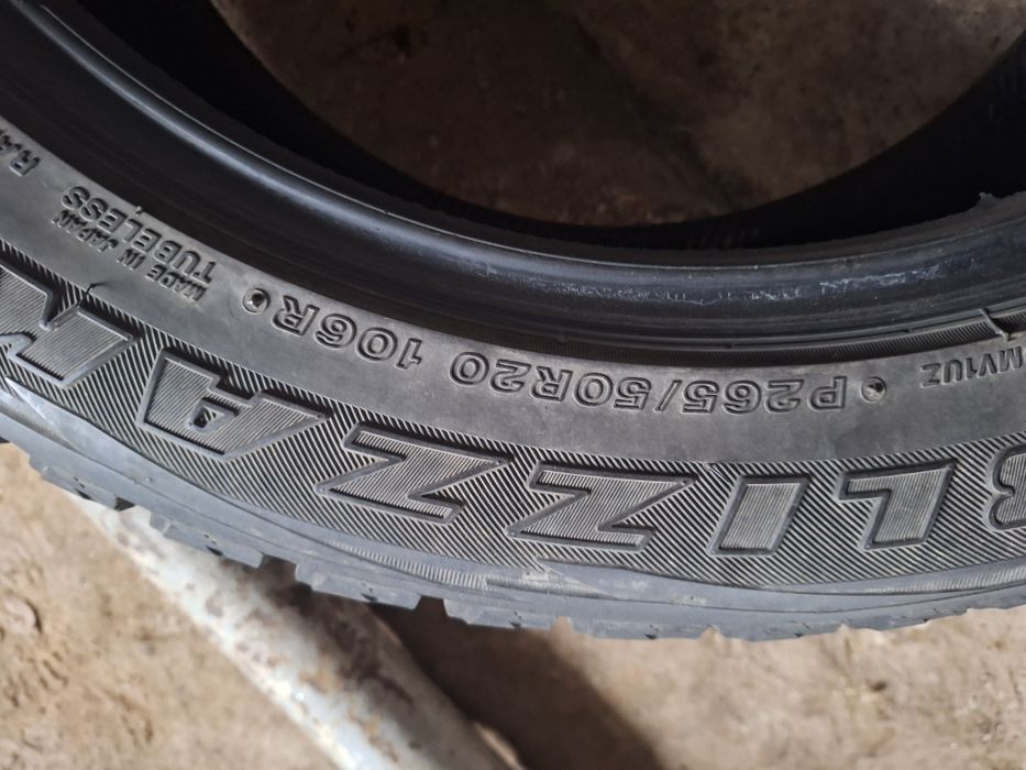 Bridgestone blizzak dm-v1 265/50 r20