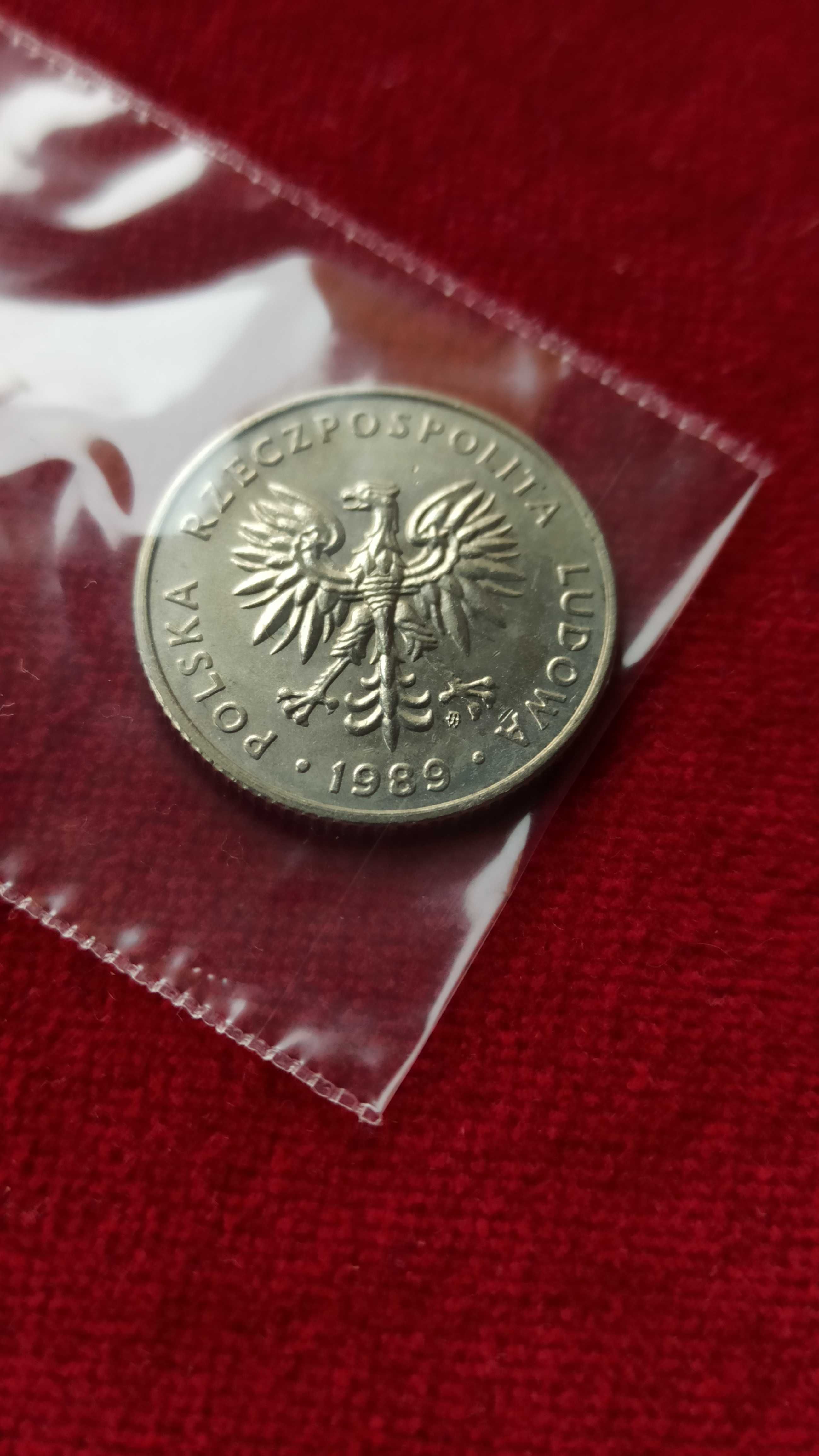 PRL, Moneta 20 zł / złotych 1989r