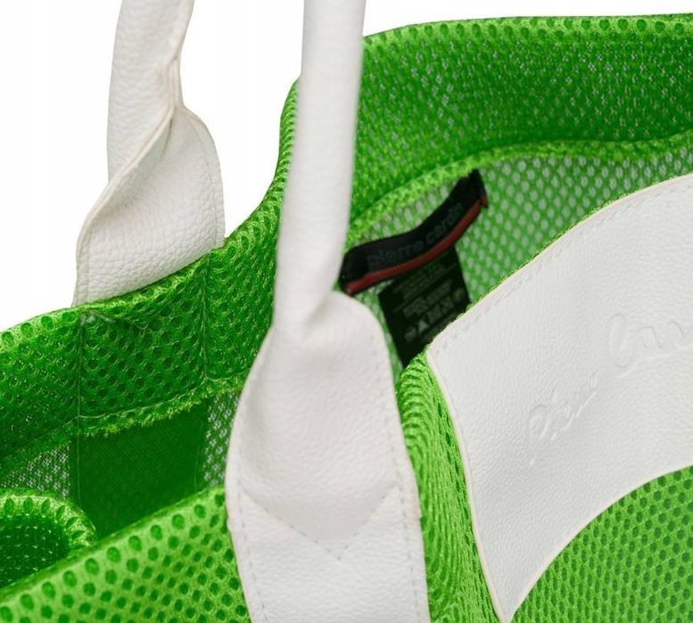 duża, składana damska torba na plażę i zakupy - pierre cardin