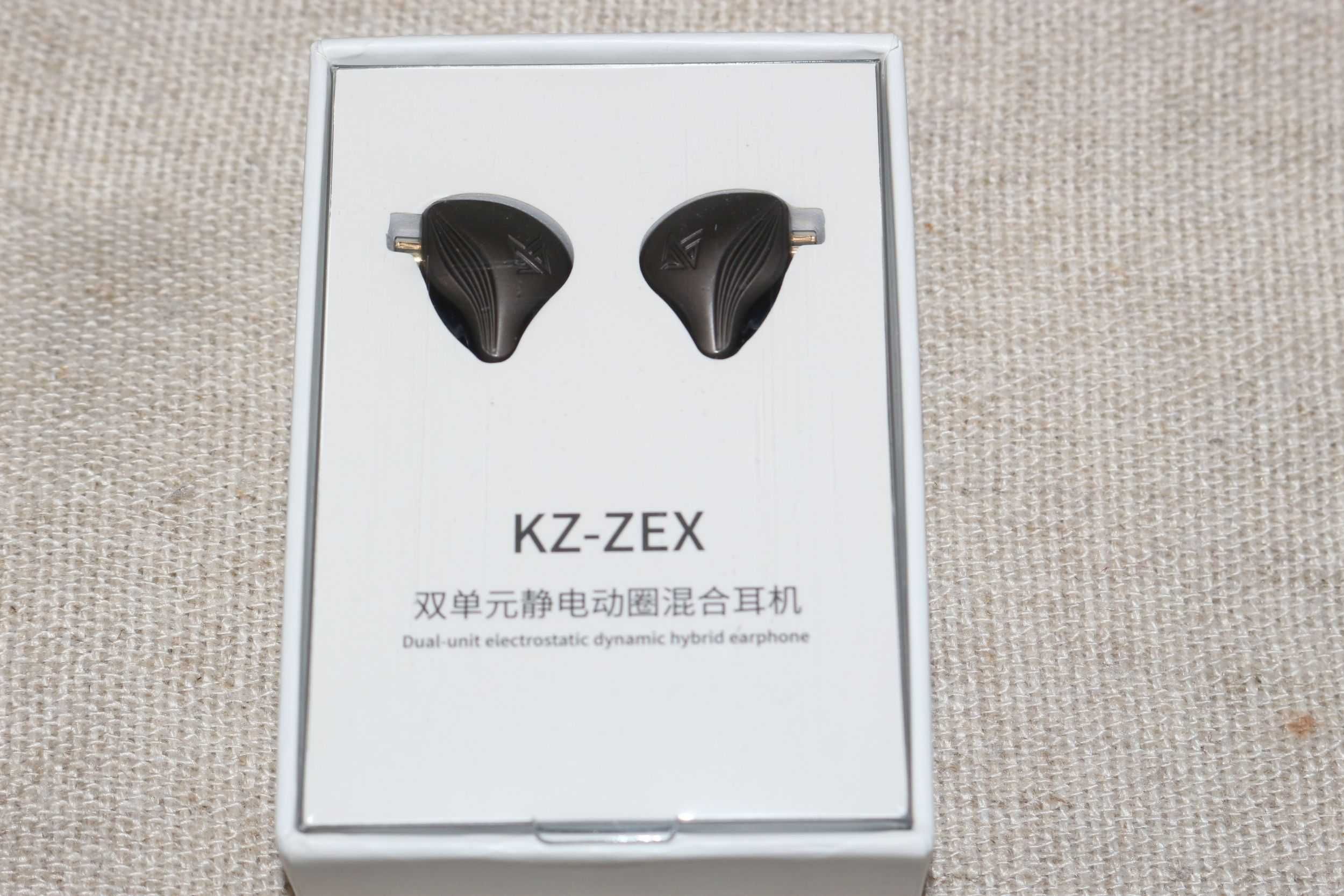 Гібридні навушники з електростатичним драйвером KZ ZEX (стан нових)