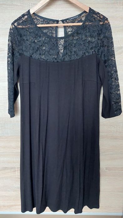 NOWA czarna sukienka Lental roz. XL