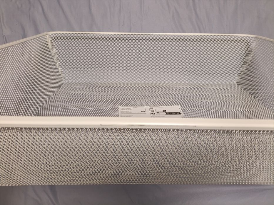 IKEA kosz druciany biały 75x58 cm