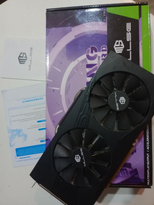 Видеокарта MLLSE AMD Radeon RX580 8GB 256BIT 2048SP BLACK