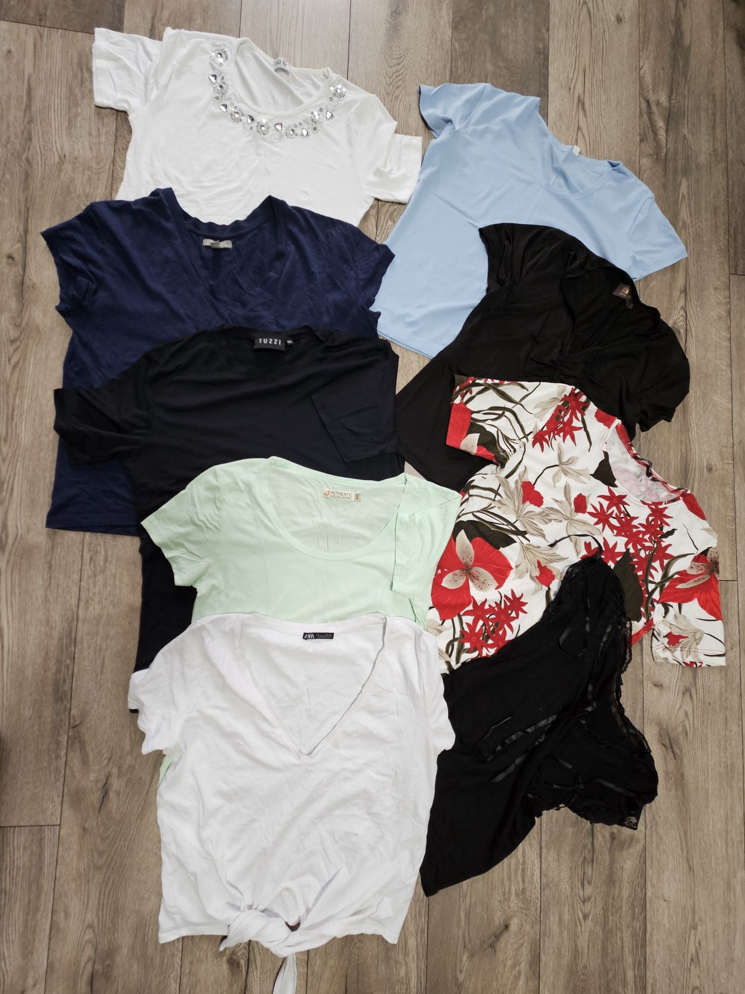 S/M 40sztuk mega paka ubrań damskich zestaw zara h&M only Lee STRADIVA