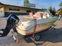 Lodz lodka kabinowa Quicksilver 470 ACTIV z Mercury 50efi texas balt