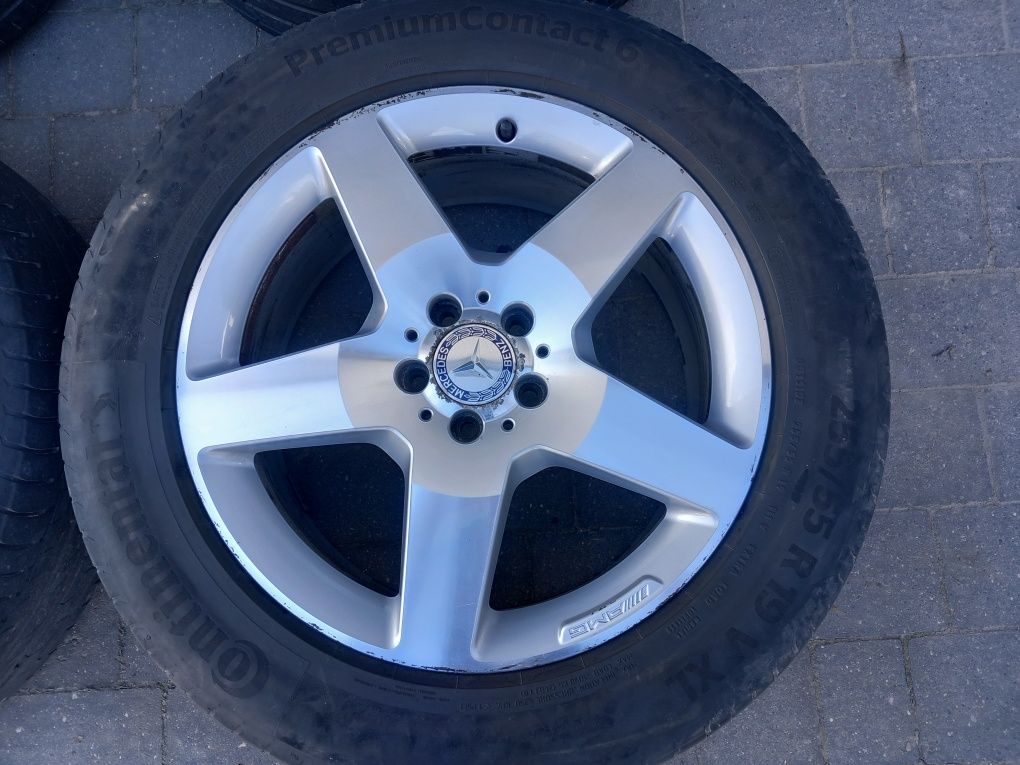 Koła, felgi 19" AMG, opony letnie Continental  255/55 R19, mercedes ML