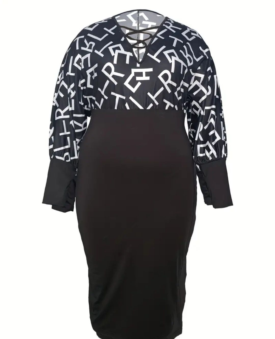 Elegancka sukienka Plus Size - 52 -