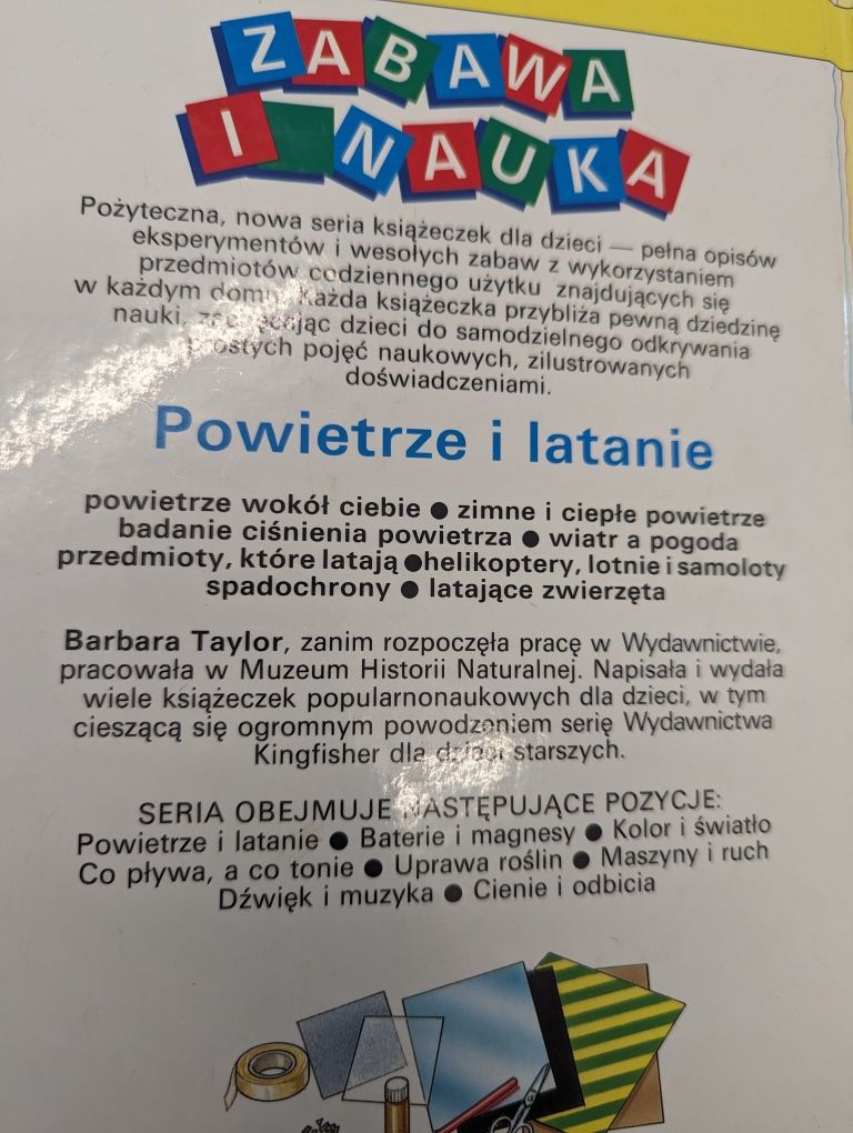 Zabawa i nauka powietrze i latanie Barbara Taylor