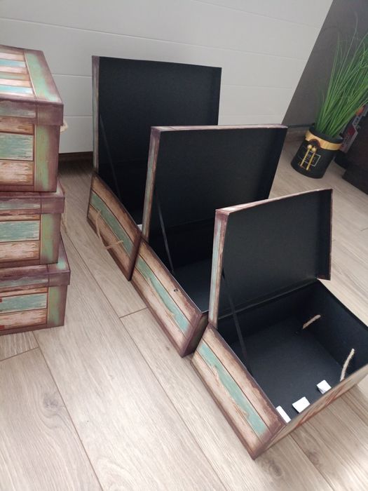 Pudełka kartonowe nowe 3 sztuki