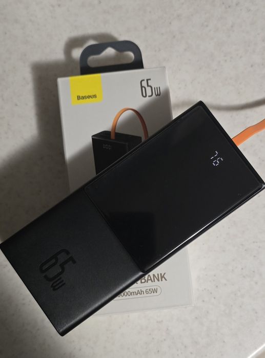 Baseus Elf Digital Display 20000mAh 65W 5A з технологією QC3.0+PD3.0