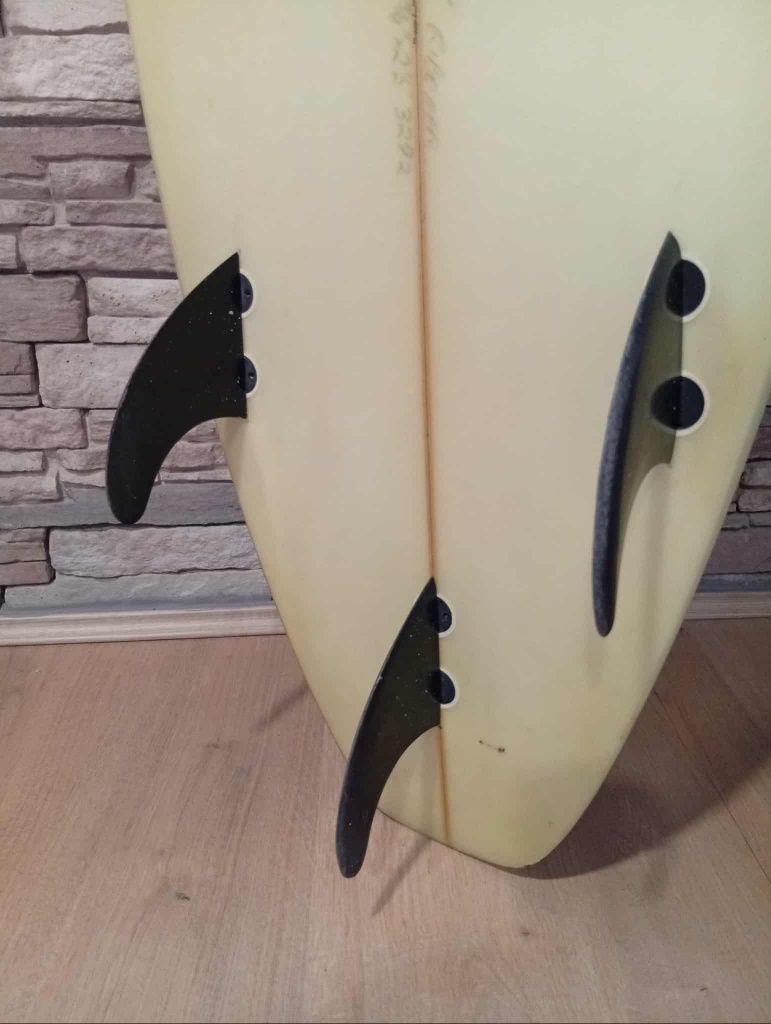 Prancha de surf em bom estado foi recuperada .