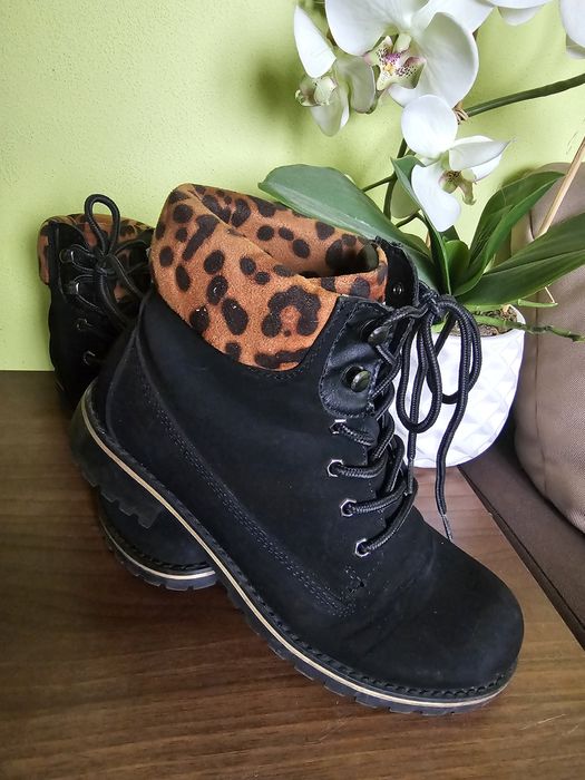 Czarne Buty trapery r.40 Jenny Fairy