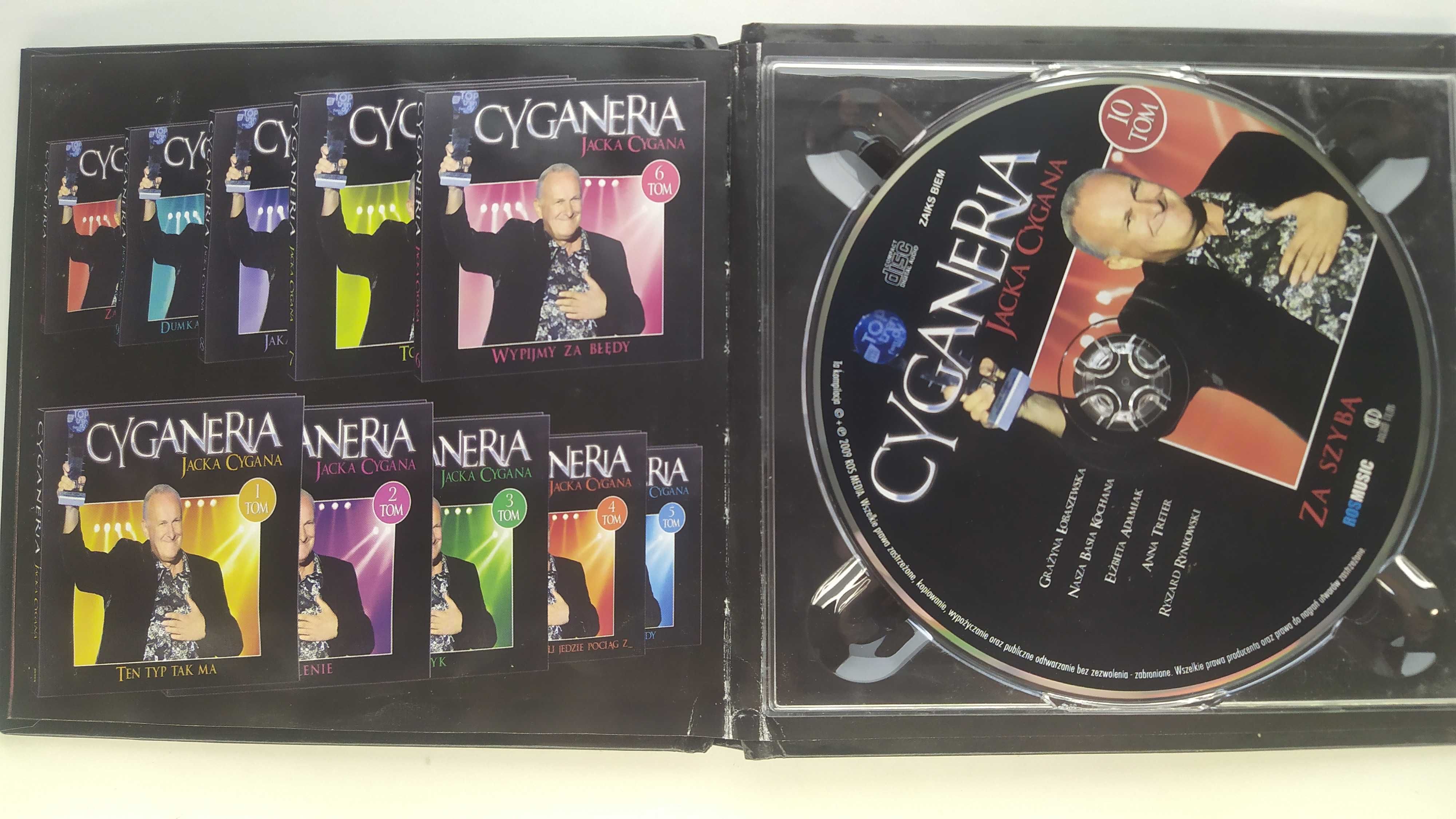 Cyganeria Jacka Cygana 10 TOM CYGAN Za szybą CD wydanie książeczkowe