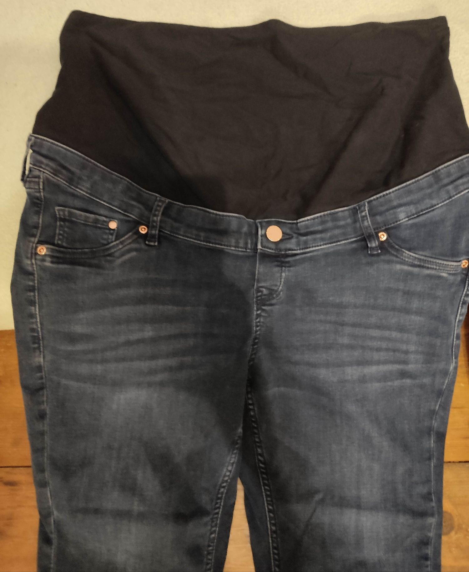 Spodnie jeansy ciążowe H&M skinny L i XL