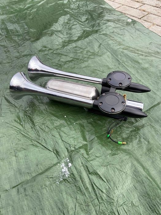 Sygnał Trąbka Klakson Dźwiękowy Pneumatyczny 12V/24V