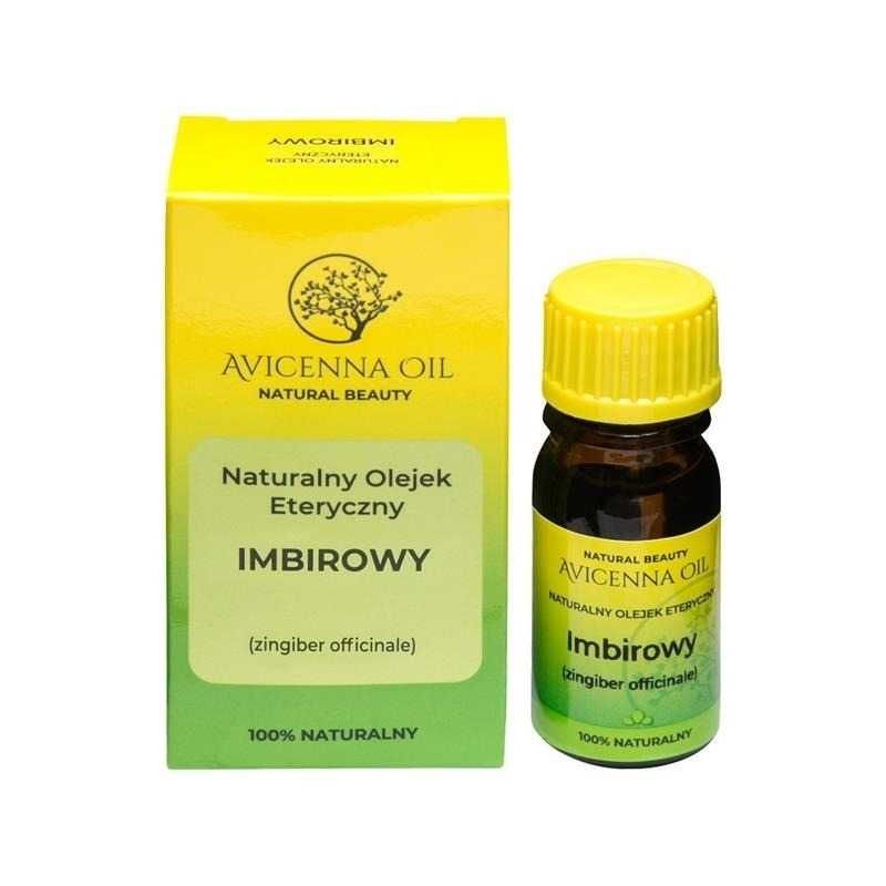 Olejek imbirowy -100%, 7 ml, Avicenna