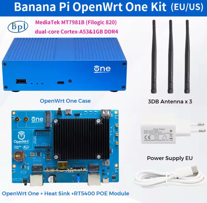 Маршрутизатор Banana Pi OpenWrt One