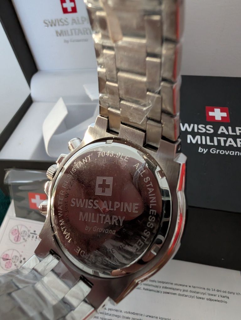 Zegarek Swiss Alpine Military SAM7043.9135 Oryginał Ideał Komplet