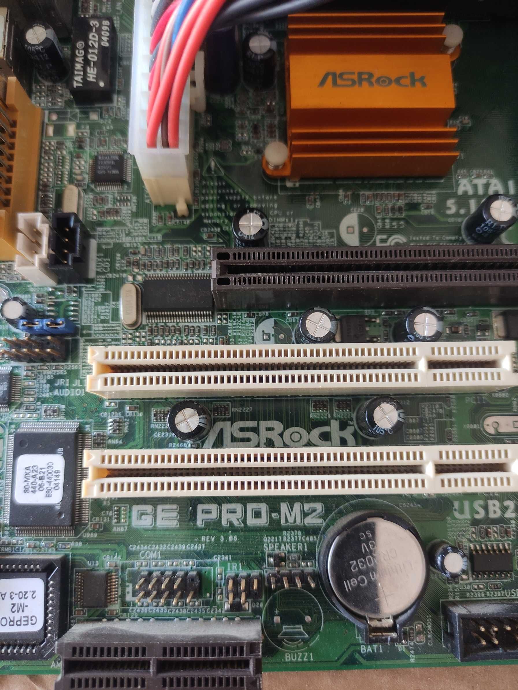 Motherboard Asrock GE PRO-M2 com CPU