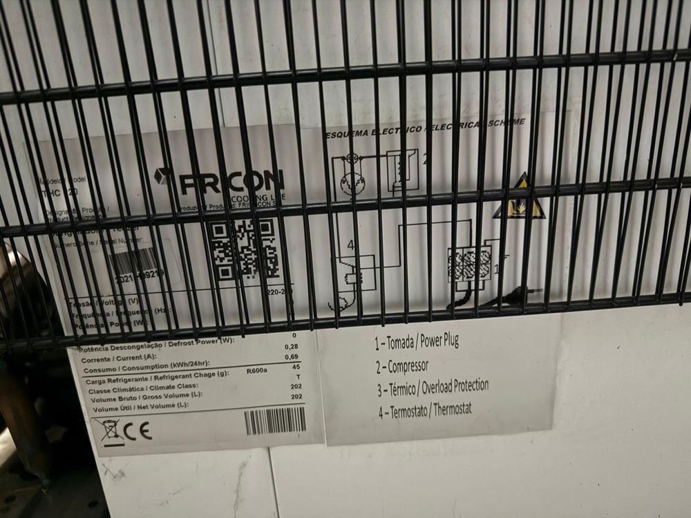 Arca congeladora Fricon THC220