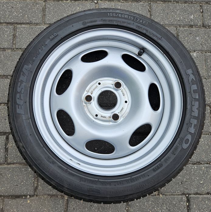 4x Felgi stalowe SMART 4.5+5.5 x 15" 3x112,5 ET23,5 + ET22 Fortwo [767