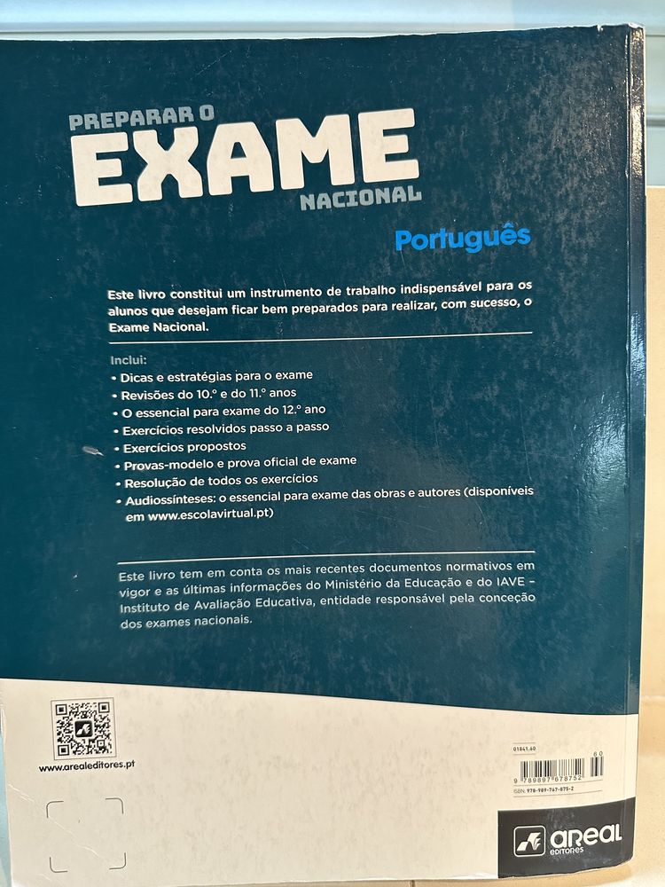 Livro Preparar o Exame Português 12* Ano