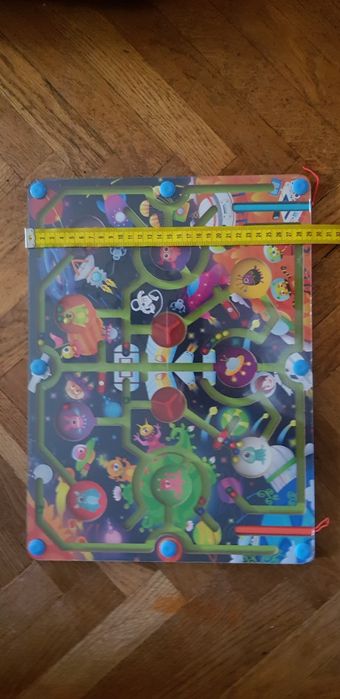 Дерев'яний магнітний лабіринт Космос прибульці іншопланетяни