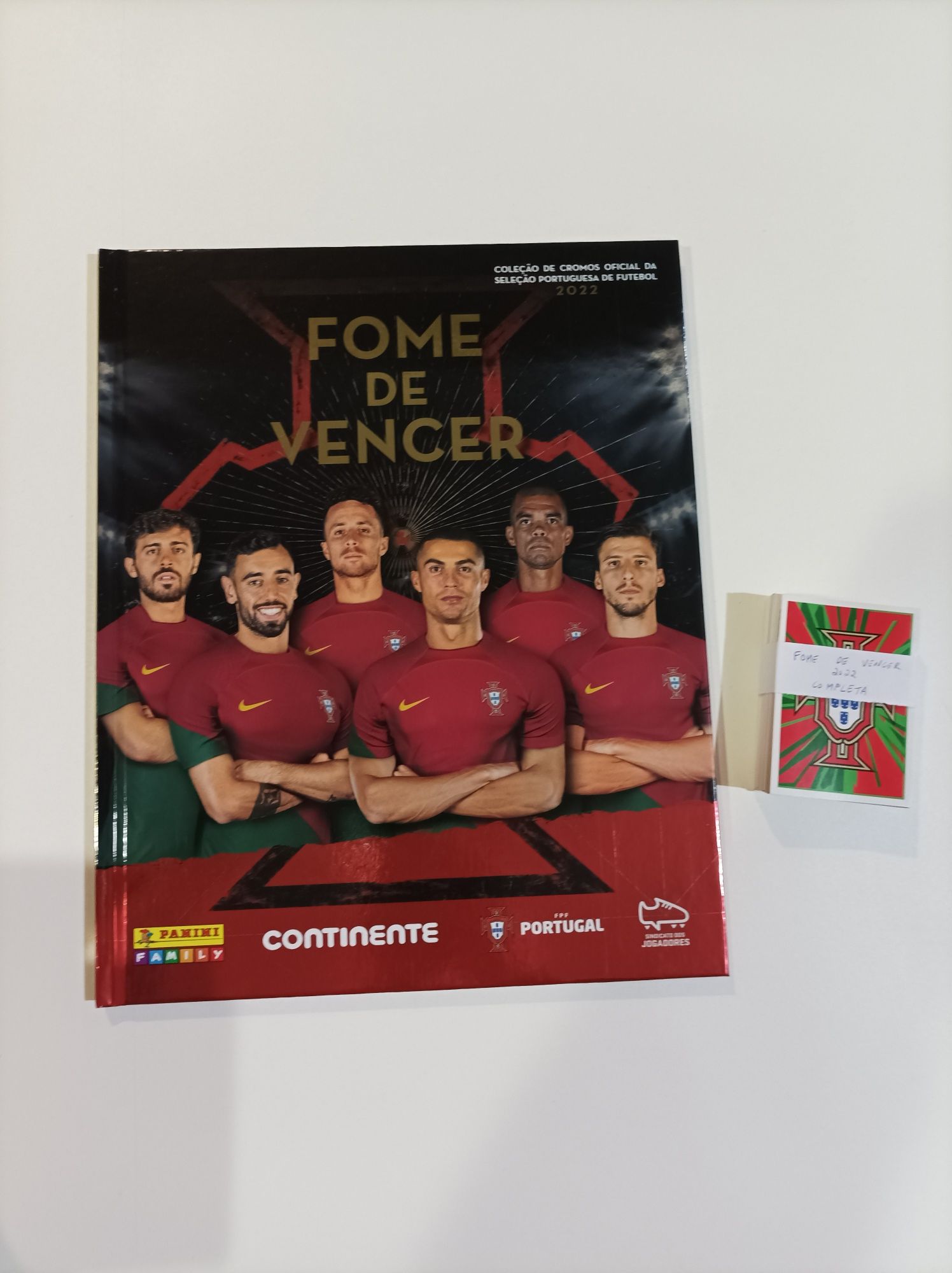 Coleção completa cromos por colar Fome de Vencer 2022