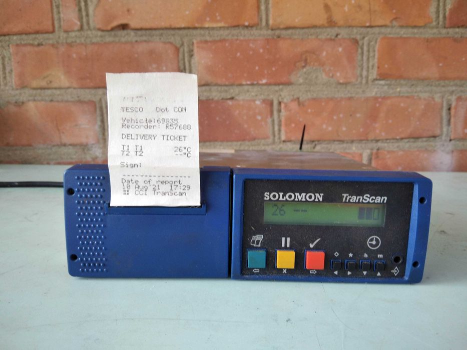 Реєстратор температури (самописець) для холодильної установки на авто.