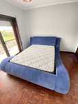 Cama king size veludo
