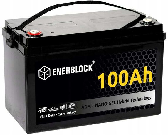 Гелевий акумулятор Enerblock JDG12-100 12 В / 100 Ампер/годин
