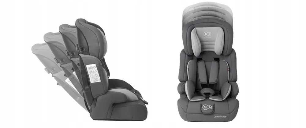 Автокрісло чорне 9-36 КГ KINDERKRAFT COMFORT UP автокресло