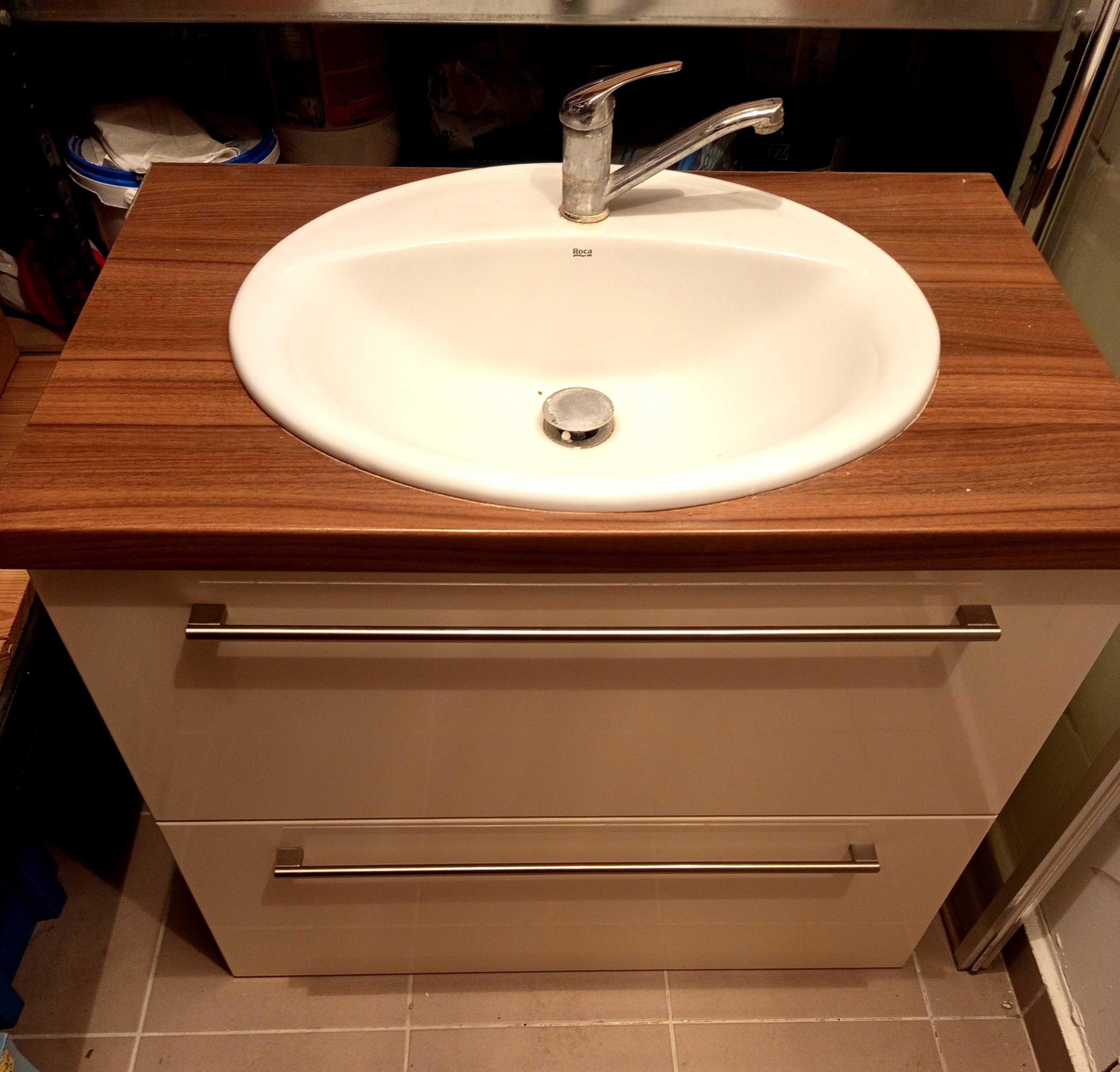 Szafka Łazienkowa DUŻA 80cm - LAKIEROWANA system BLUM kremowa ecry