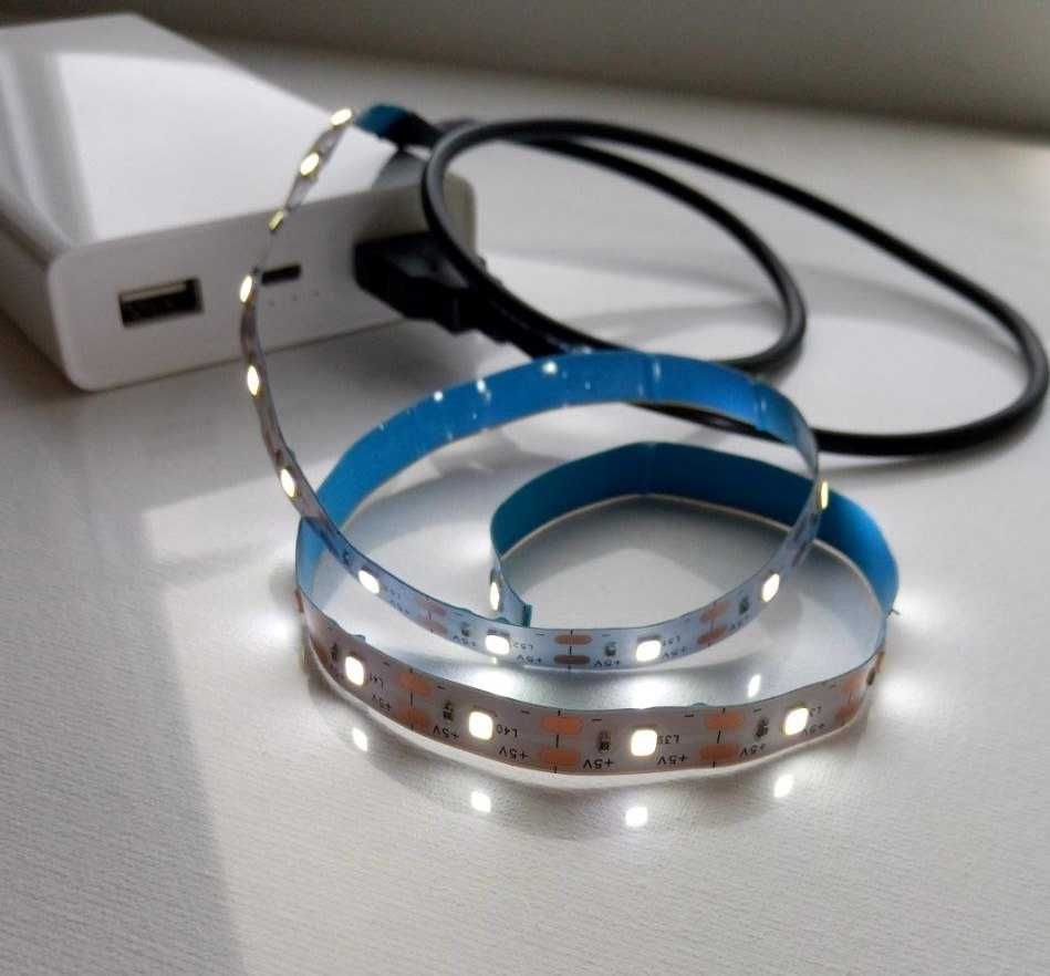 Світлодіодна стрічка, светодиодная лента, LED лента, 0,5м USB, DC
