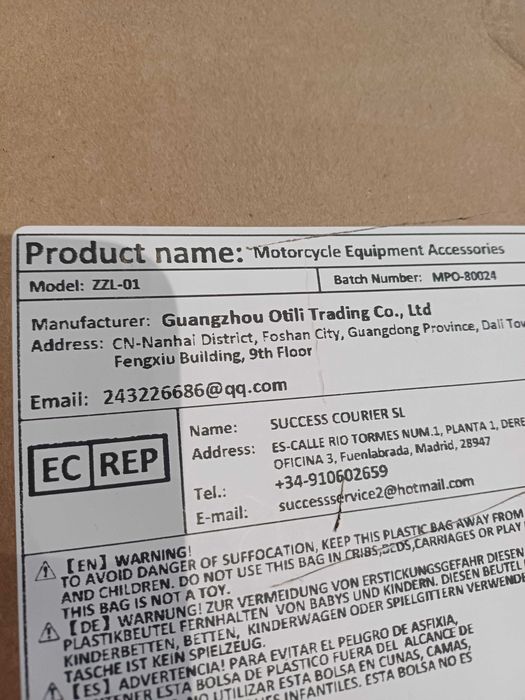 acessório para moto