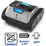 Robot de Piscina a Bateria Fundo, Paredes e Linha de Água - E-tron i20