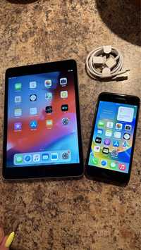 Tablet iPad Apple + telefon iPhone Apple - caly zestaw