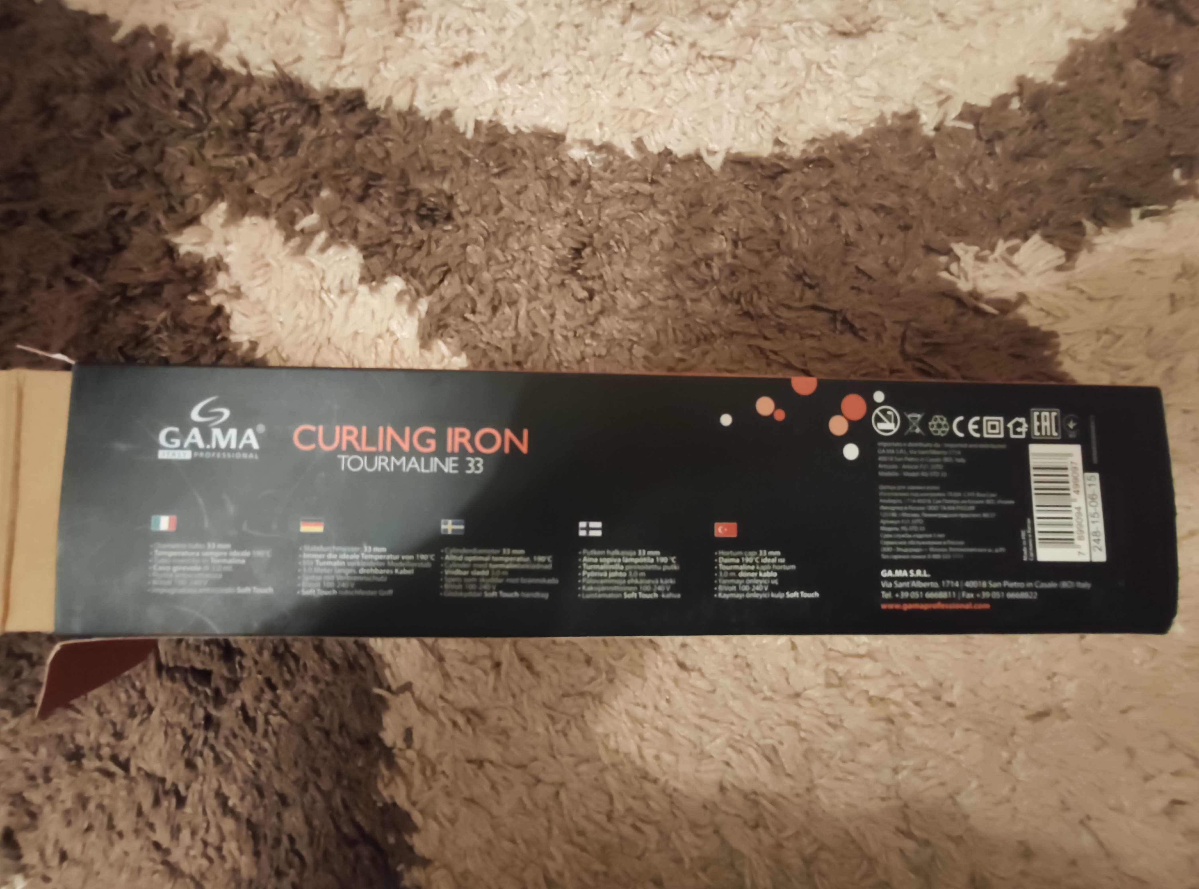 Щипцы для завивки Ga.ma  Curling iron, плойка,