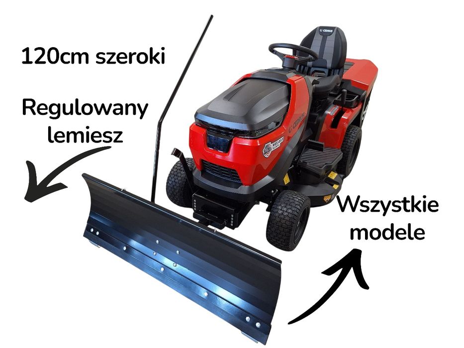 PŁUG ŚNIEŻNY Śniegu Traktorek Kosiarka STIGA CEDRUS GRASS Husqvarna