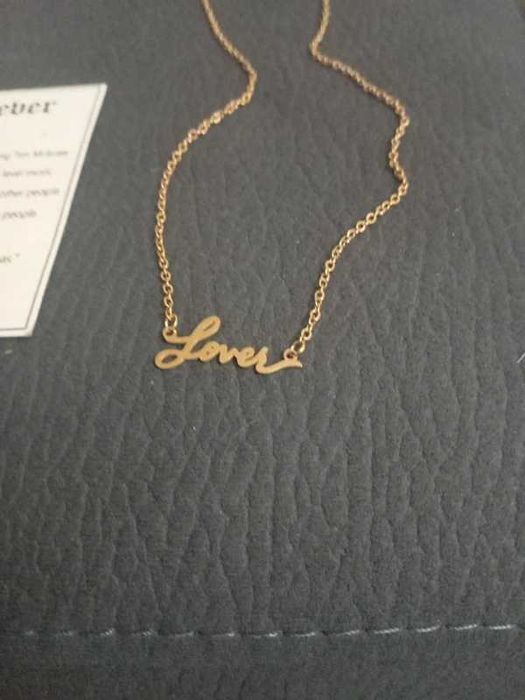 Colar Taylor Swift dourado - Lover