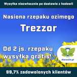 Rzepak ozimy RGT Trezzor F1 opak. 1,5 mln.n. Scenic Gold i Buteo Start